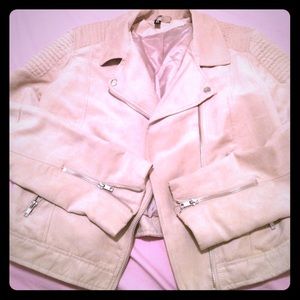 H&M Faux Suede Motor Jacket