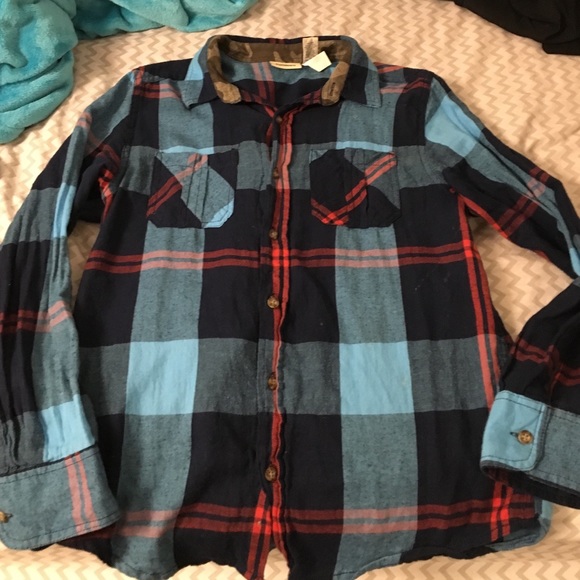 Plaid button up