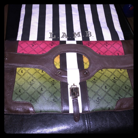 💥Flash Sale🎉L.a.m.b ombré large clutch