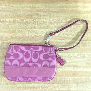 Pink coach wallet