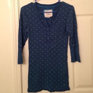 American eagle butterfly 3/4 sleeve shirt
