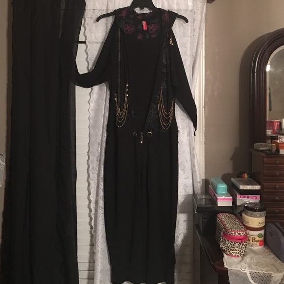 Apple Bottom women's sz3x Black Jumpsuit.