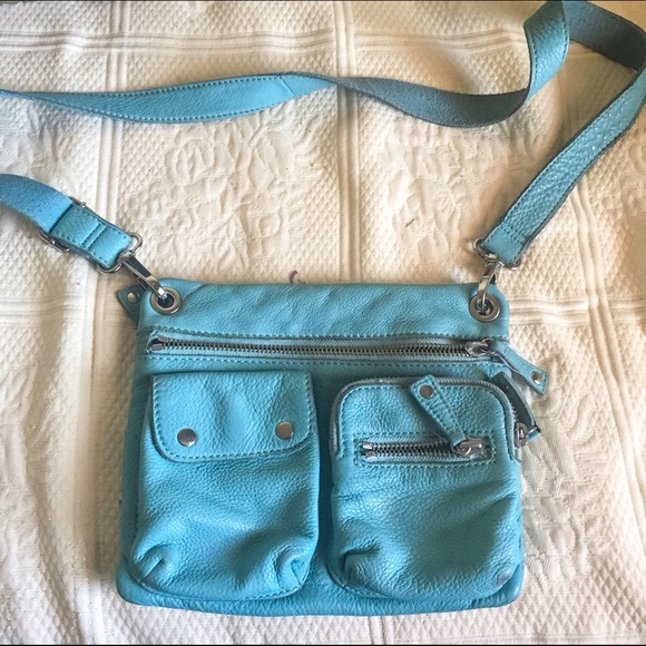 Blue Fossil cross body purse