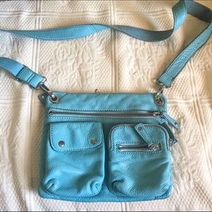 Blue Fossil cross body purse