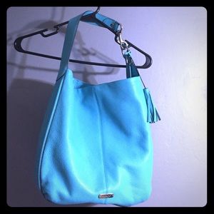Sky blue coach bag