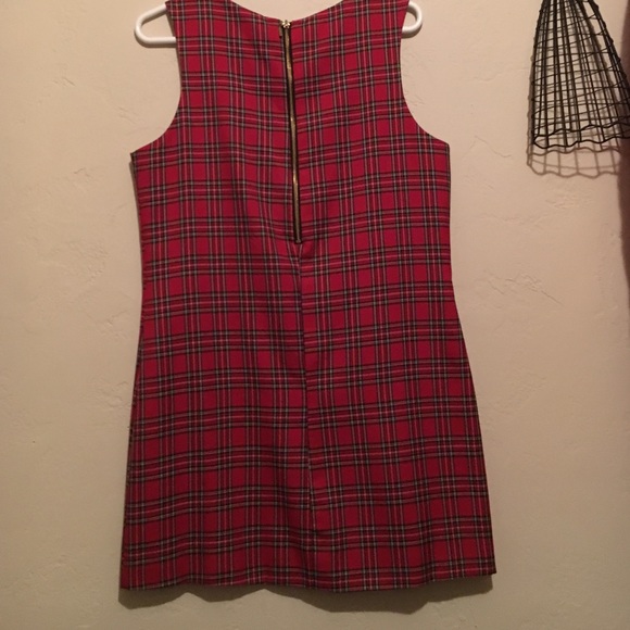Red plaid dress. Mini. Brand new - Picture 4 of 4