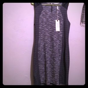 Grey, black ad white dress. Tags on. Brand new