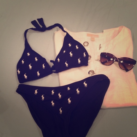 Ralph Lauren logo bikini