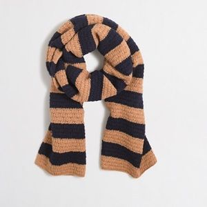 Jcrew knit striped scarf