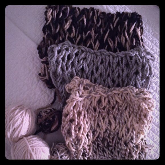 Handmade Oatmeal scarf