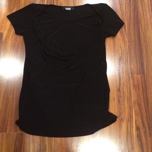 American City Wear black blouse top L large