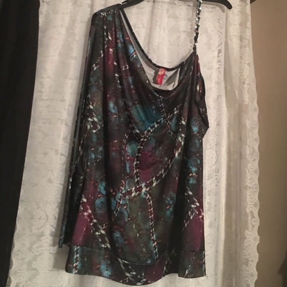 Apple Bottom sz 3x multi colored blouse