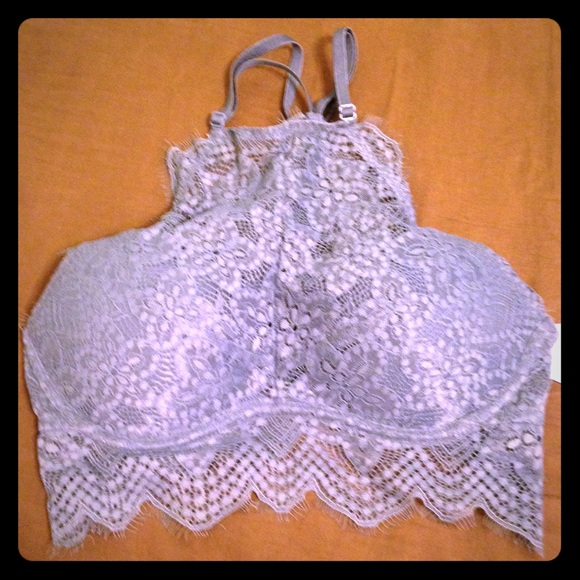 High-neck PINK Bralette