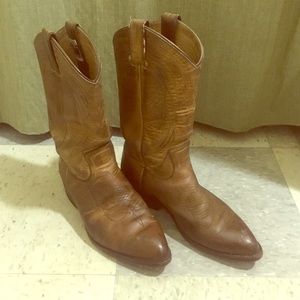 Frye Billy Boot - Cognac Washed Antique Pull Up