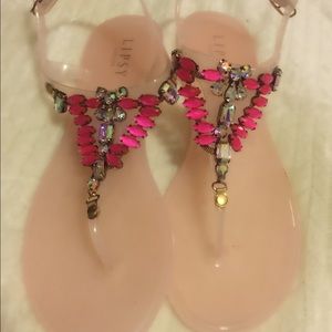 Brand New jeweled sandals