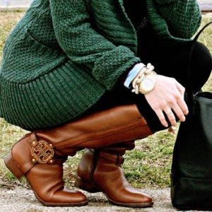 Tory Burch Amanda Riding Boots (Authentic)