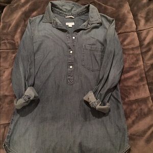 Chambray tunic. NWT.