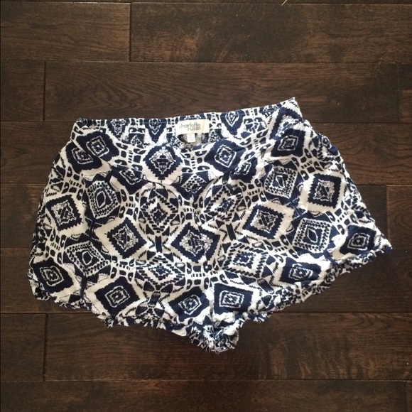 Charlotte Russe Pants - SALE ❤️Dark Blue Ruffle Shorts