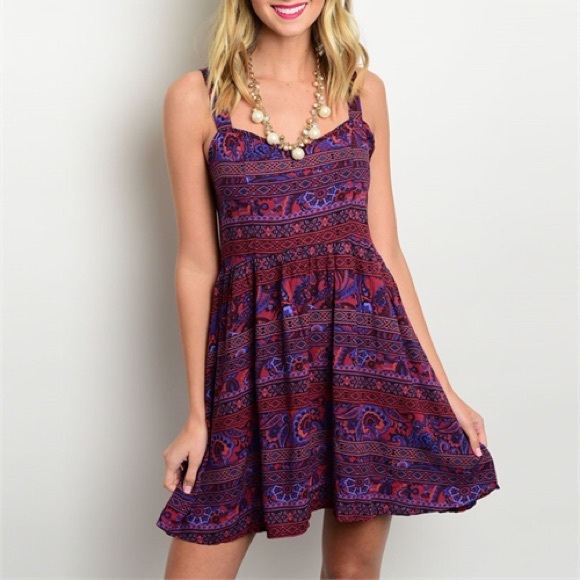 🔴FREE SHIPPING🔴HP💃 tribal dress - Picture 2 of 3