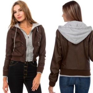 *SOLD* Obey | Bomber Jacket Dark Brown Size Medium