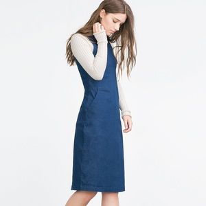 Zara Blue Jeans Dress