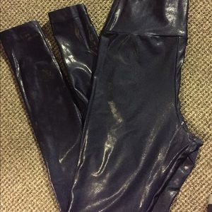 American Apparel shiny leggings