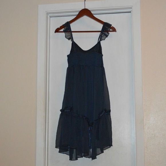 Cute navy blue swing dress!!! Size Small - Picture 2 of 4