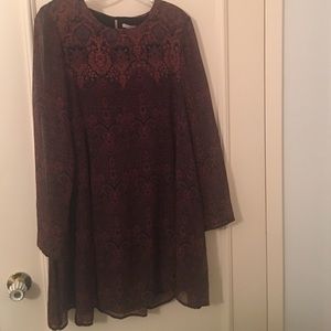 NWT Ecote 70s mini dress