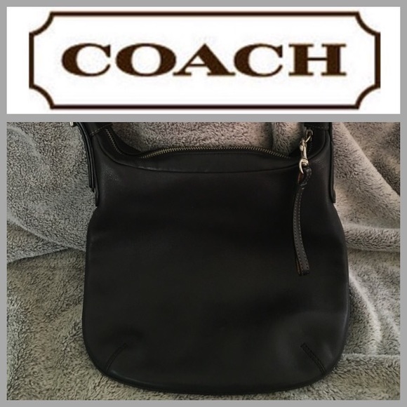 COACH Leather Shoulder Saddle Bag