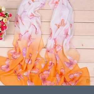 Pink Butterflies Wrap