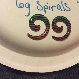 6g spirals acrylic