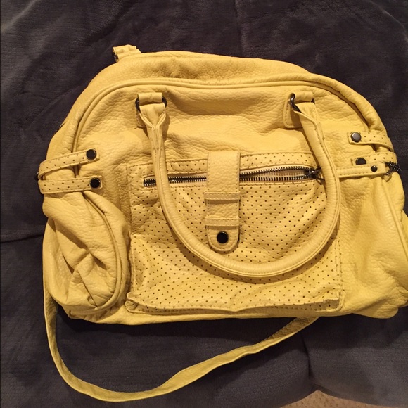 Deena & Ozzy yellow purse
