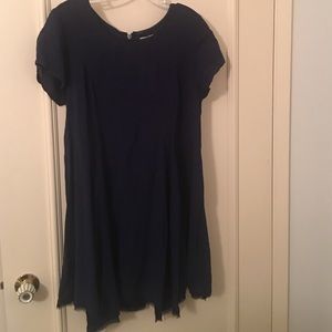 NWT silence + noise navy shift dress