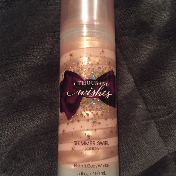 New shimmer lotion.