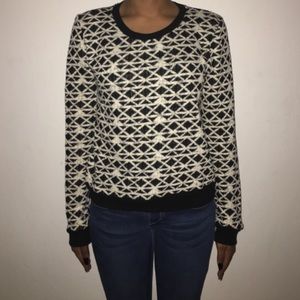 Black & White Crew Neck