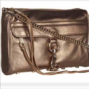 Rebecca Minkoff bronze mini Mac