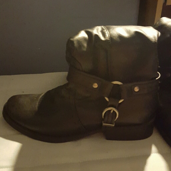 Black high boots from Target