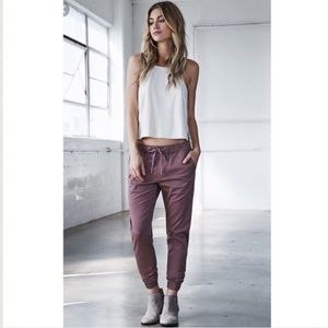 Bullhead Taupe/Rose Women's Jogger Pants