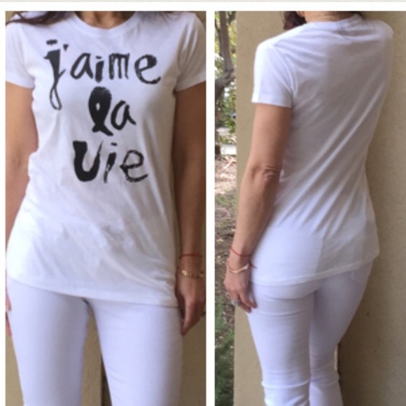 LAST ONE ✨J’ Aime La Vie Graphic T - Picture 3 of 6