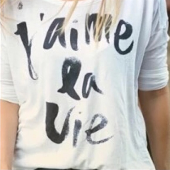 LAST ONE ✨J’ Aime La Vie Graphic T - Picture 4 of 6