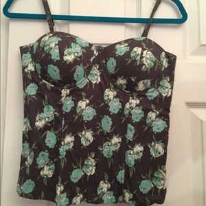 Floral Corset NWOT
