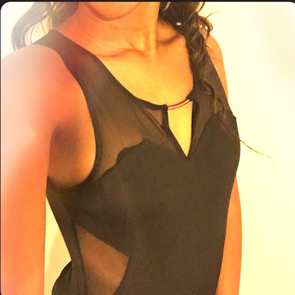 🚫🚫SOLD🚫🚫sheer black body suit