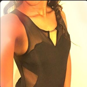 🚫🚫SOLD🚫🚫sheer black body suit