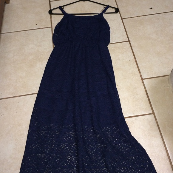 Navy Blue Maxi Dress