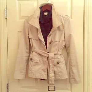 H&M mini trench coat