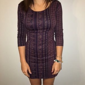 Body Con Printed Oneill Dress