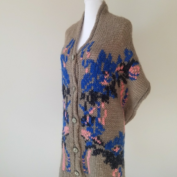 Anthropologie Sweaters - Lucia Delphinium Wool Sweater/Wrap- Anthropologie