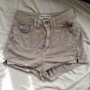 American Apparel Khaki Highwaisted