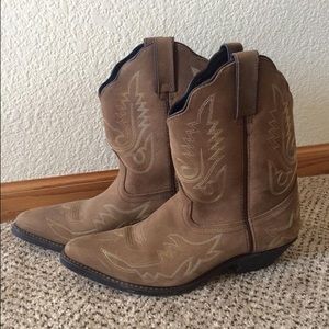 Authentic Leather Cowboy Boots