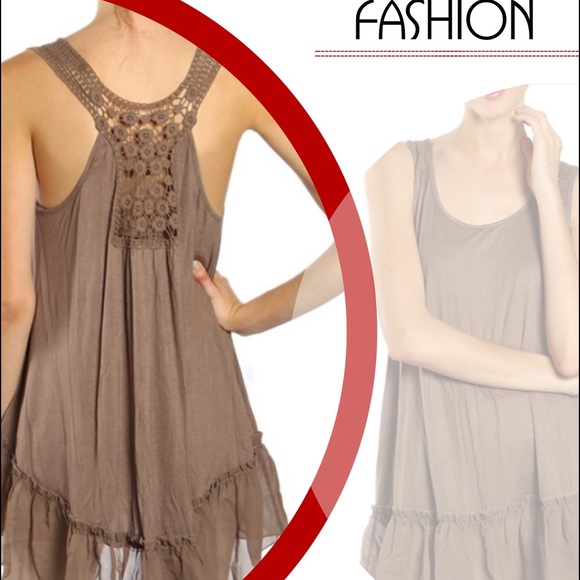 ORNATE BACK SLIP DRESS - Picture 2 of 3